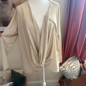 Fantastic Fawn Cream Drape Top